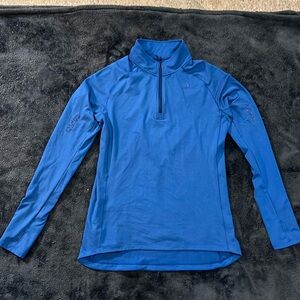 adidas women’s running Climalite blue pullover M